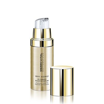 Freistellerbild von Merrryvital_why-Aging 3D Firming Booster Serum mit offenem Deckel